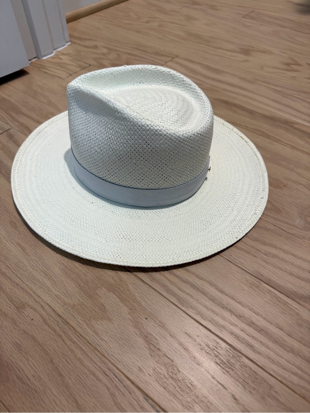 Janessa Leone Wide-Brim Hamilton Hat in White - Picture 5 of 7